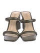Schutz Leather Slides
