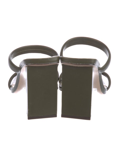 Schutz Leather Slides