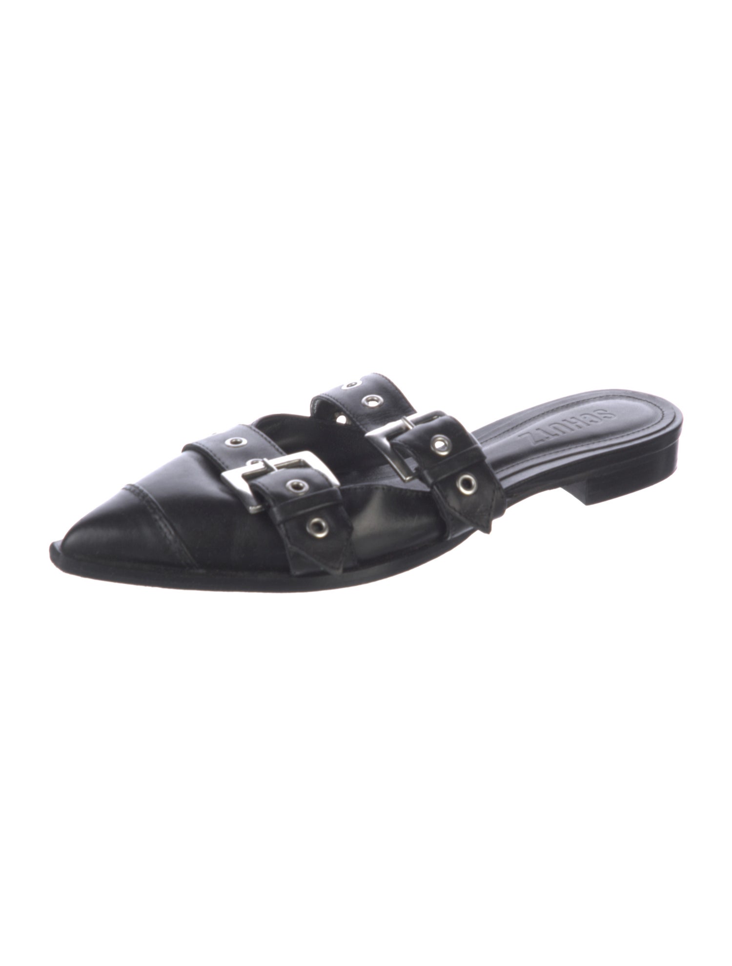 Schutz Leather Mules