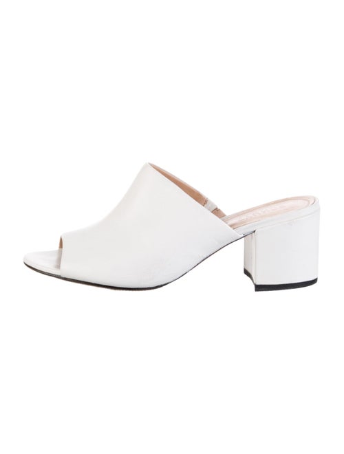 Schutz Leather Slides