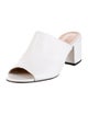 Schutz Leather Slides