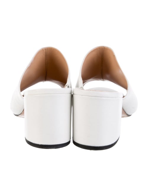 Schutz Leather Slides