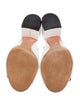 Schutz Leather Slides