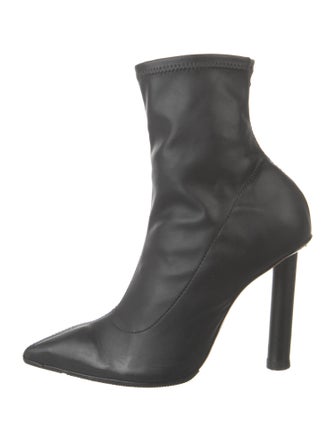 Schutz Leather Sock Boots