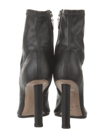 Schutz Leather Sock Boots