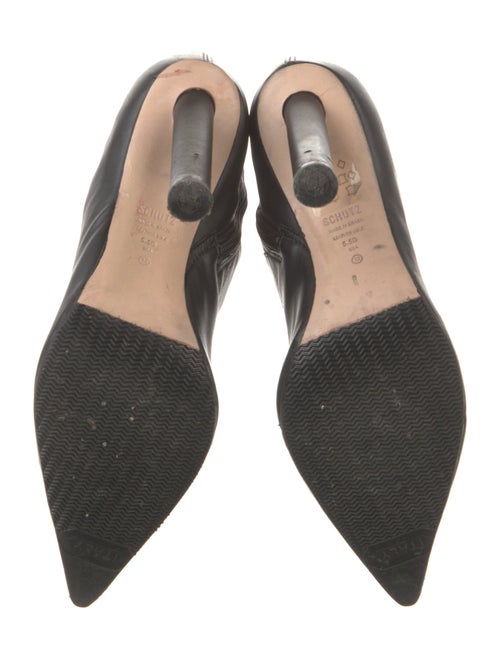 Schutz Leather Sock Boots