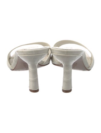 Schutz Leather Slides