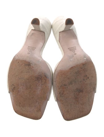 Schutz Leather Slides