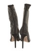 Schutz Suede Crystal Embellishments Sock Boots