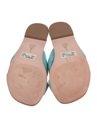 Schutz Leather Slides