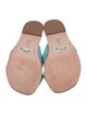 Schutz Leather Slides