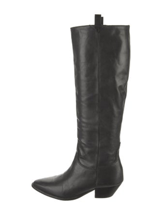 Schutz Leather Riding Boots