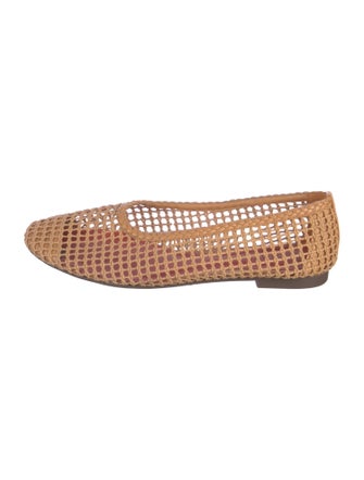 Schutz Raffia Flats