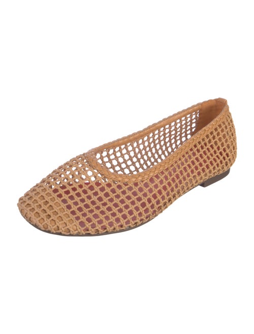 Schutz Raffia Flats