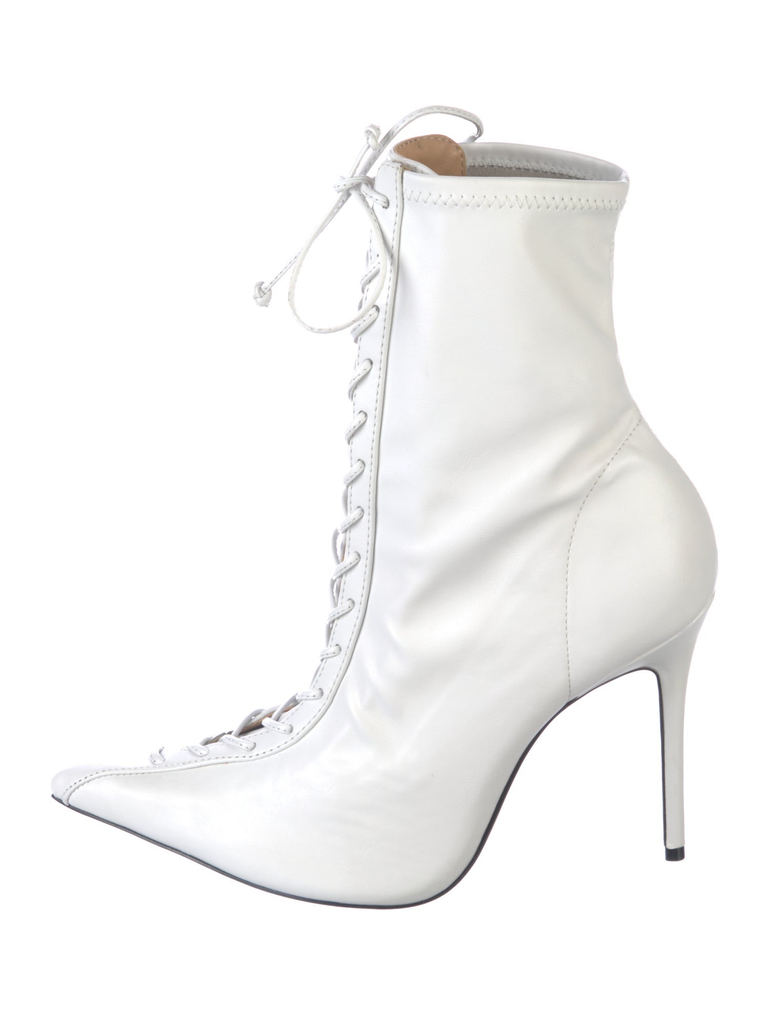 Schutz Leather Lace-Up Boots