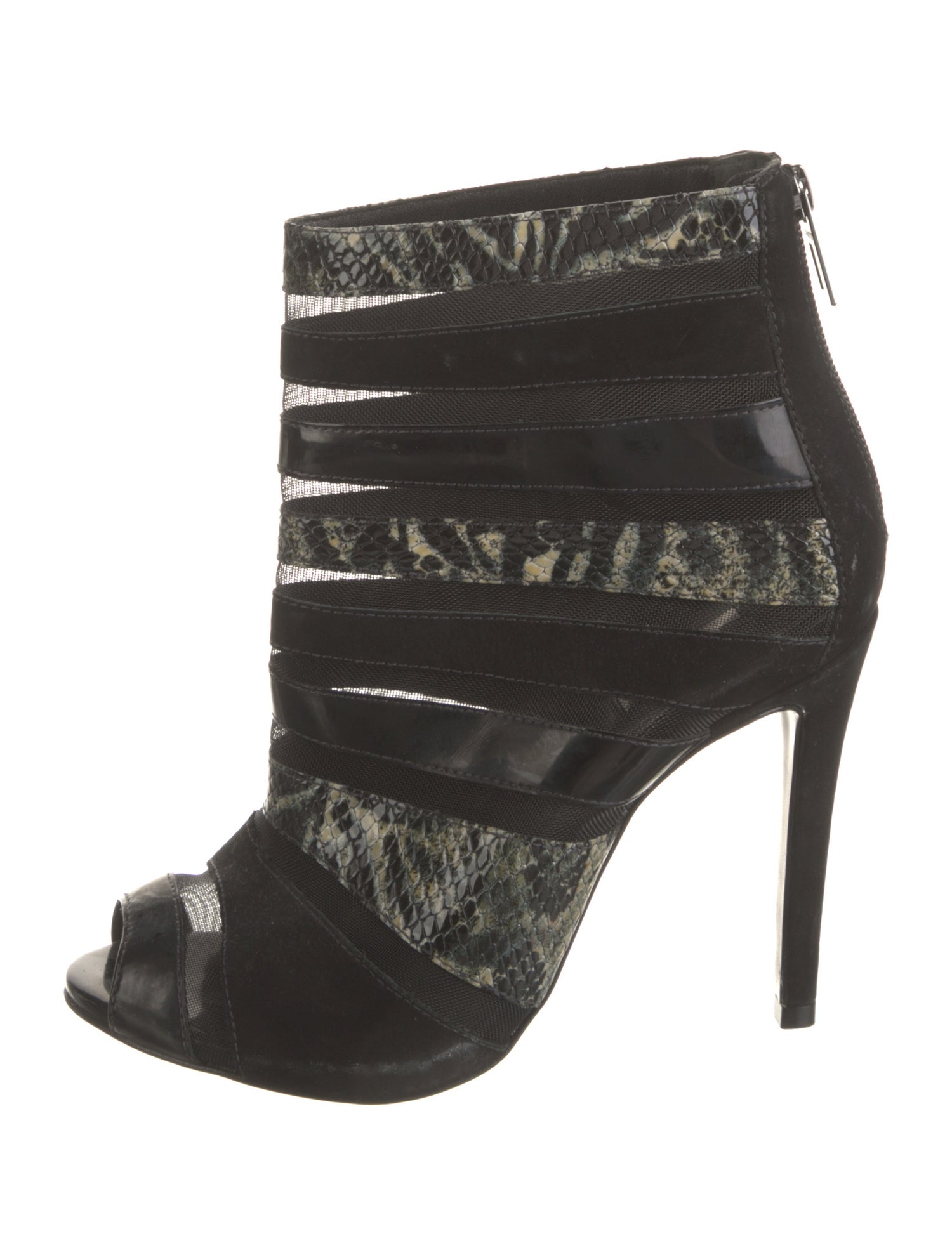 Schutz Leather Animal Print Pumps