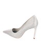 Schutz Satin Crystal Embellishments Pumps