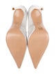 Schutz Satin Crystal Embellishments Pumps