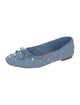 Schutz Denim Printed Ballet Flats