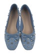 Schutz Denim Printed Ballet Flats
