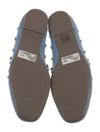 Schutz Denim Printed Ballet Flats