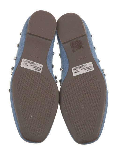 Schutz Denim Printed Ballet Flats