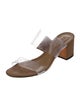 Schutz PVC Leather Trim Embellishment Slides