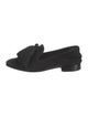 Schutz Suede Fringe Trim Accent Loafers