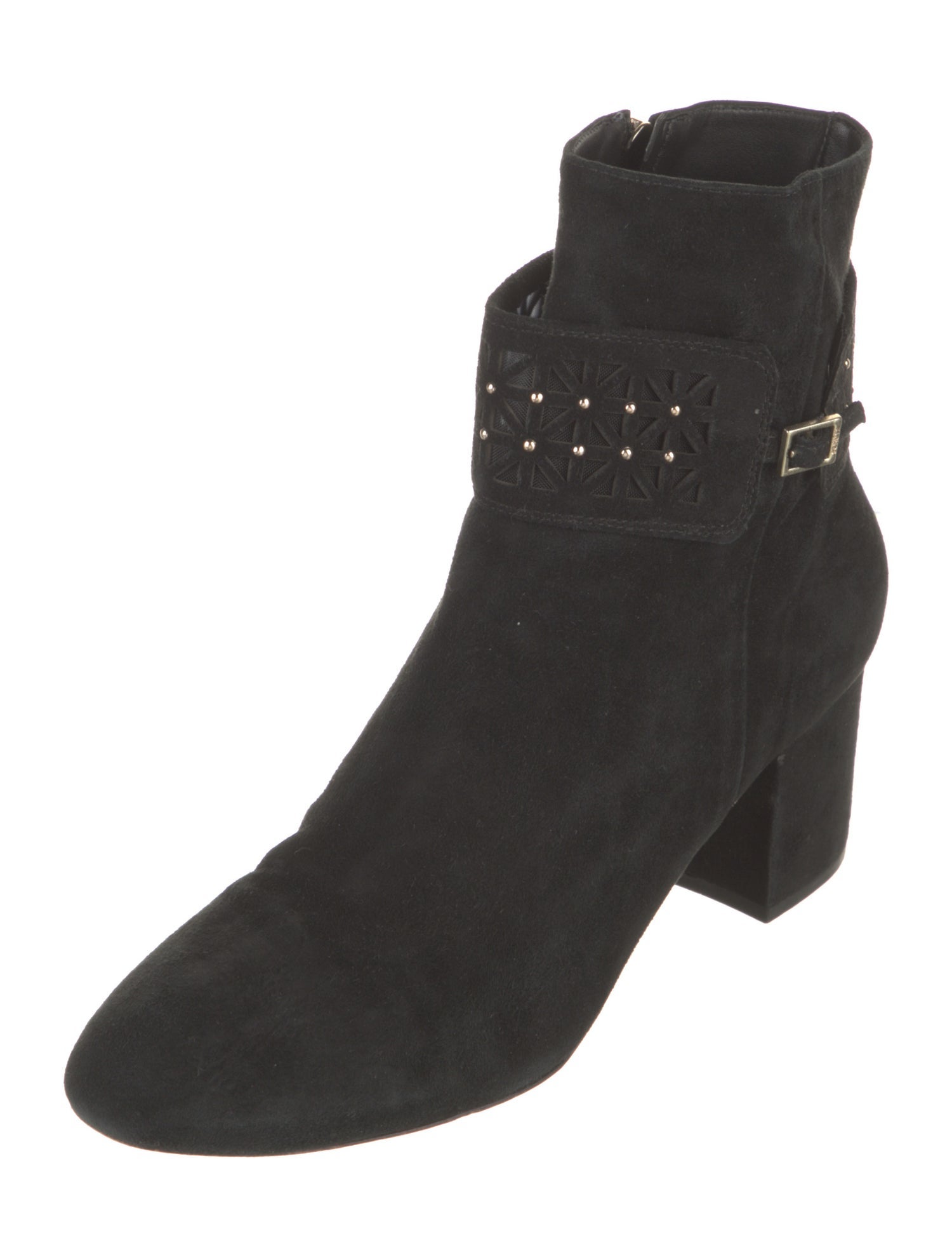 Schutz Suede Studded Accents Boots