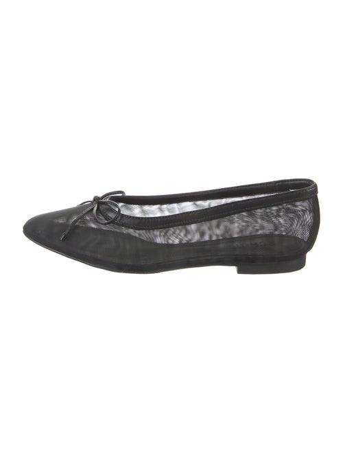 Schutz Mesh Lace Pattern Ballet Flats