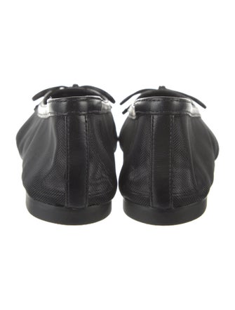 Schutz Mesh Lace Pattern Ballet Flats