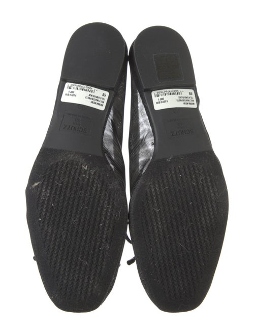 Schutz Mesh Lace Pattern Ballet Flats