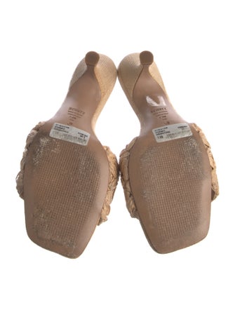 Schutz Raffia Slides