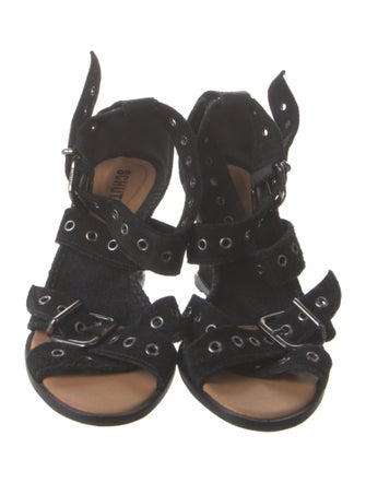 Schutz Suede Sandals