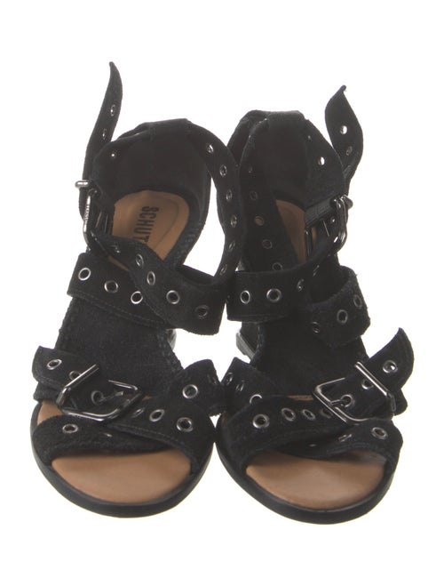 Schutz Suede Sandals