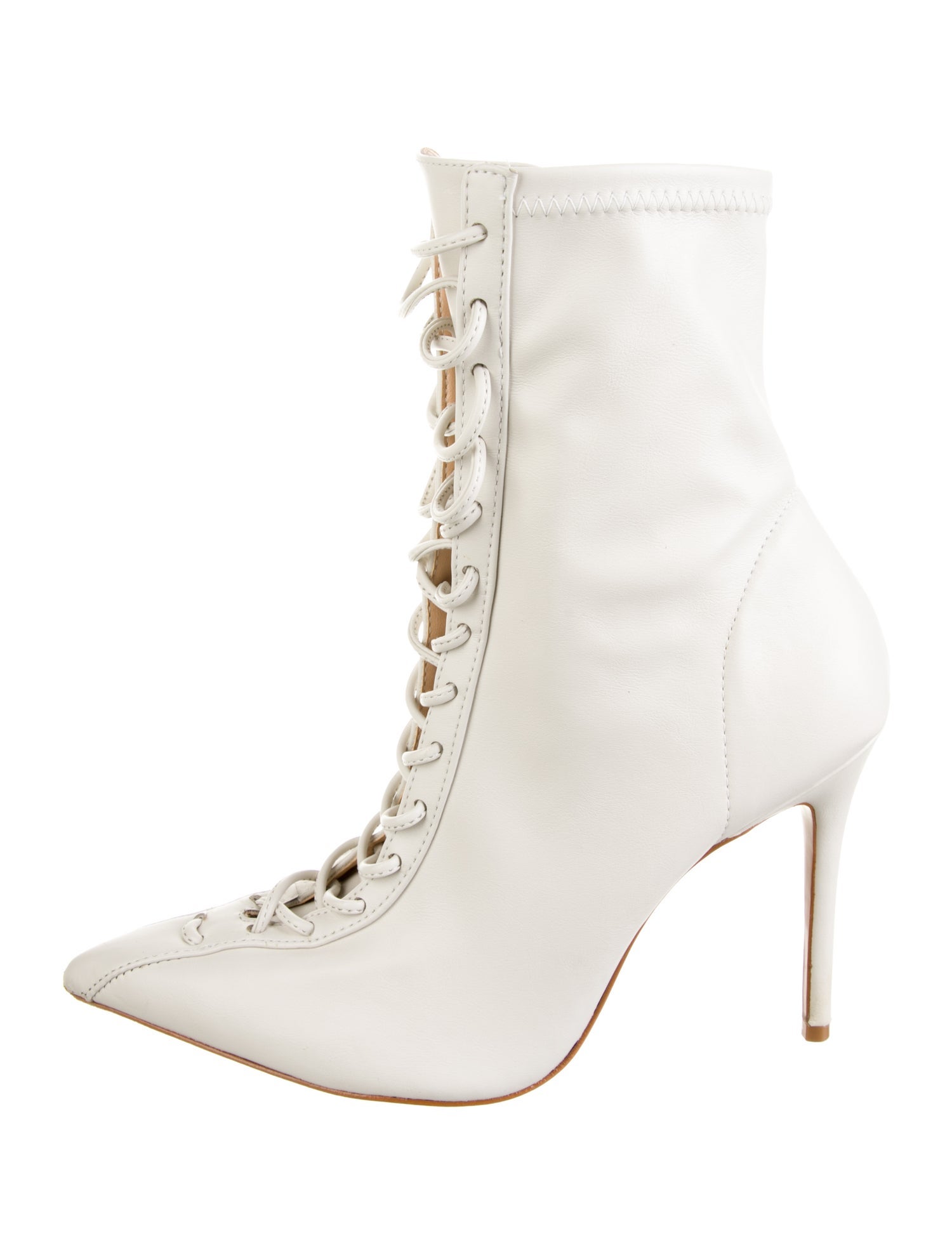 Schutz Leather Lace-Up Boots