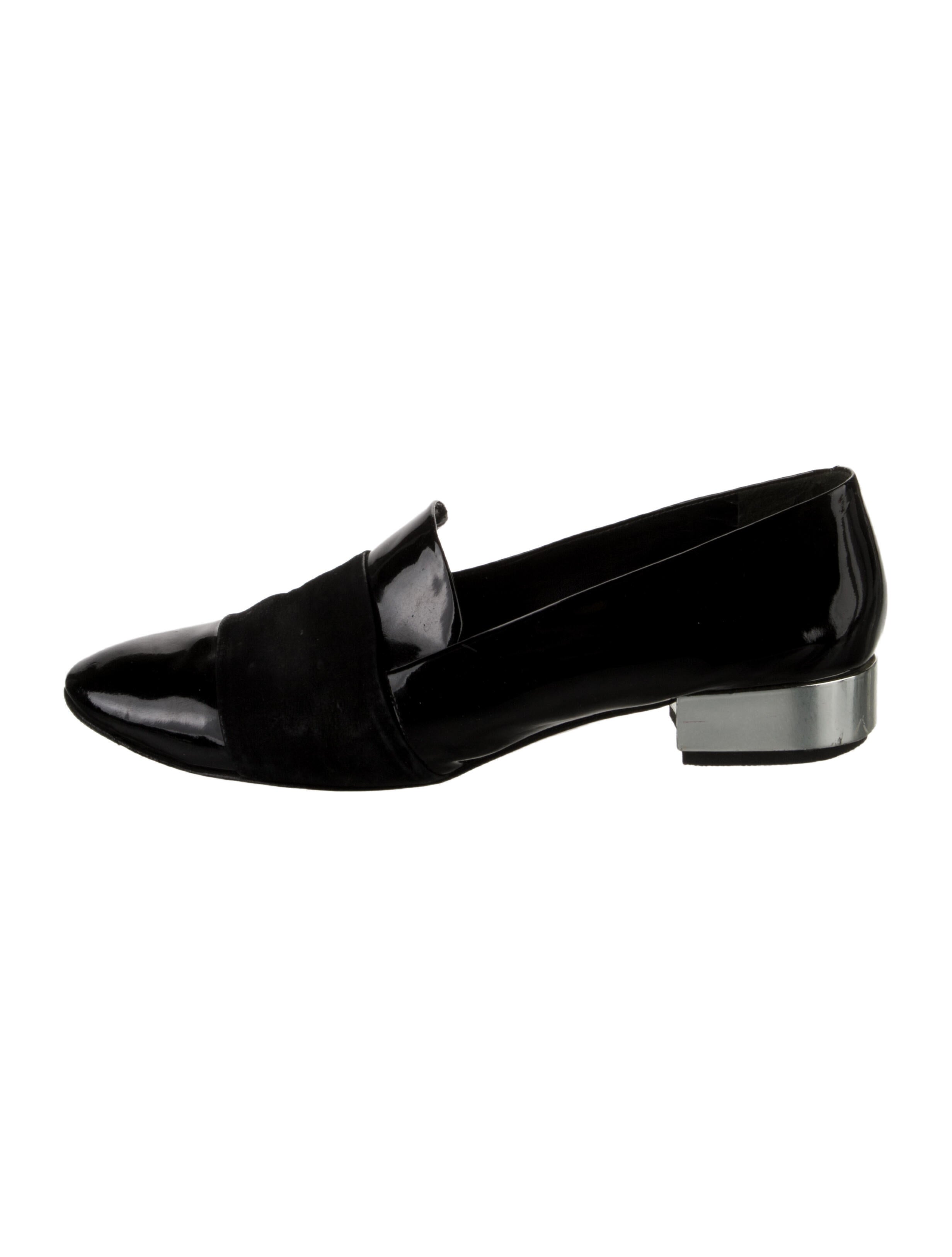 Schutz Patent Leather Loafers