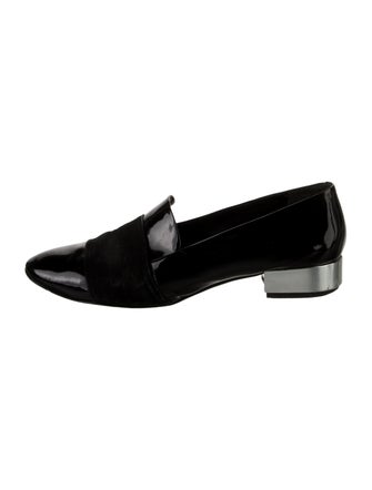 Schutz Patent Leather Loafers
