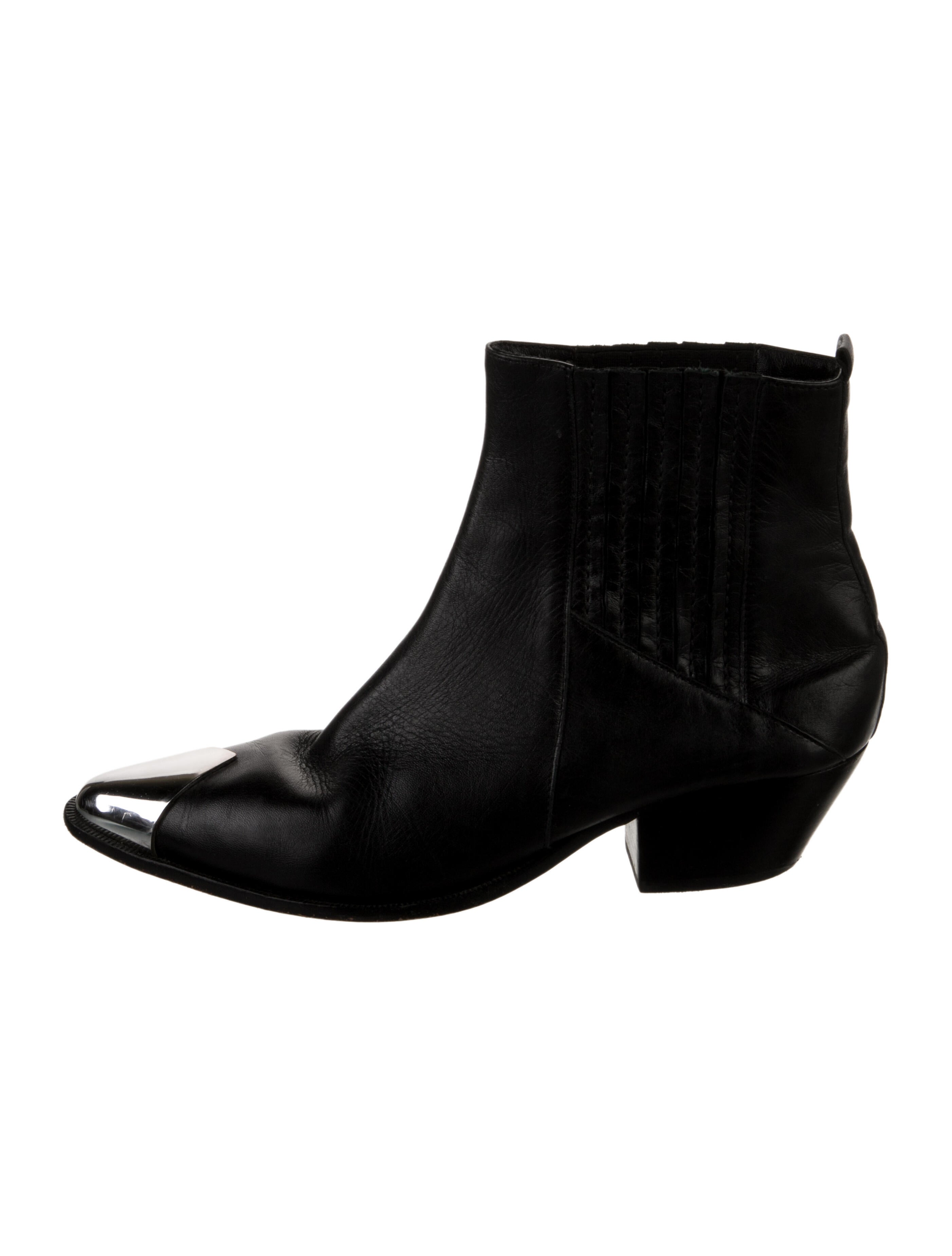 Schutz Leather Western Boots