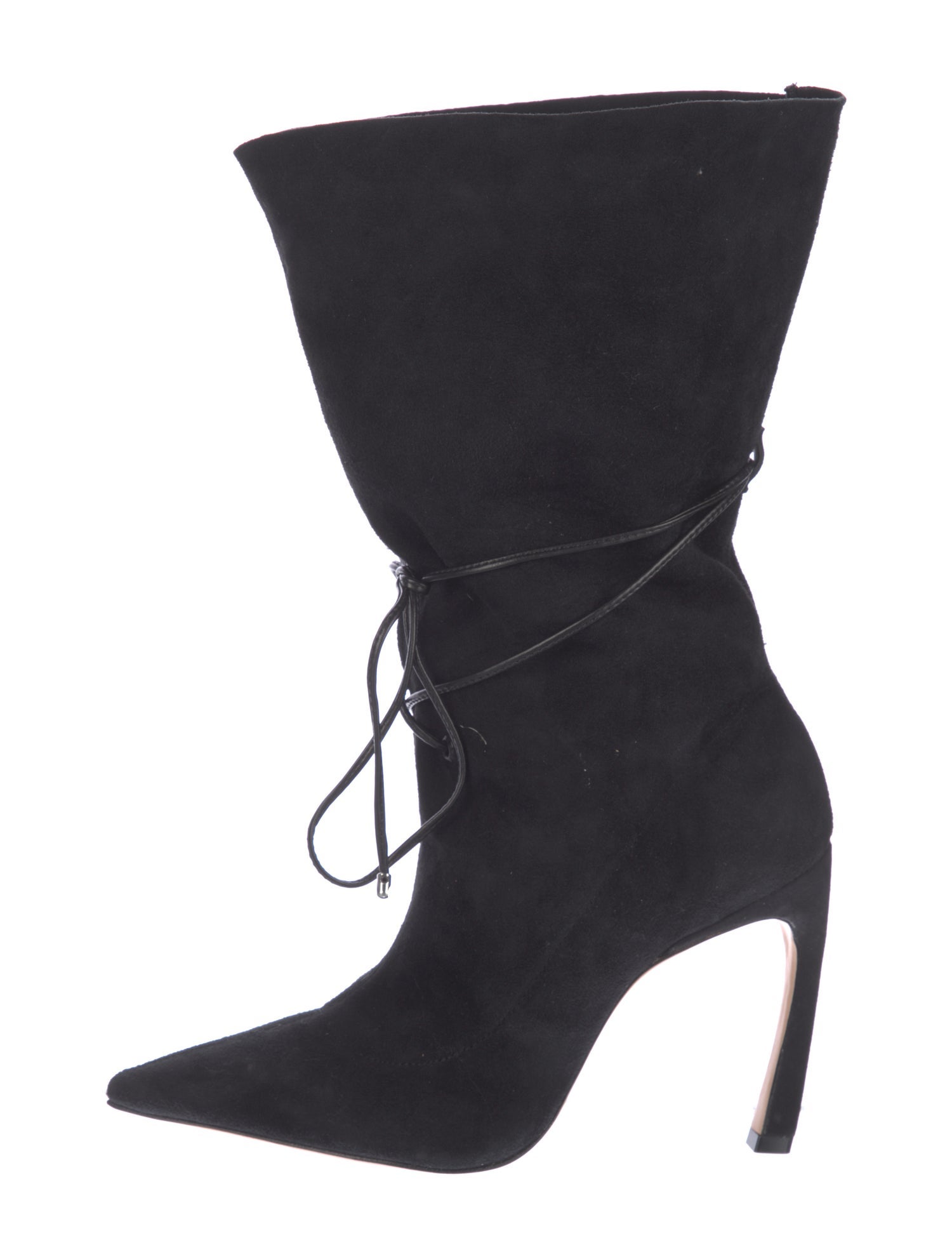 Schutz Suede Lace-Up Boots