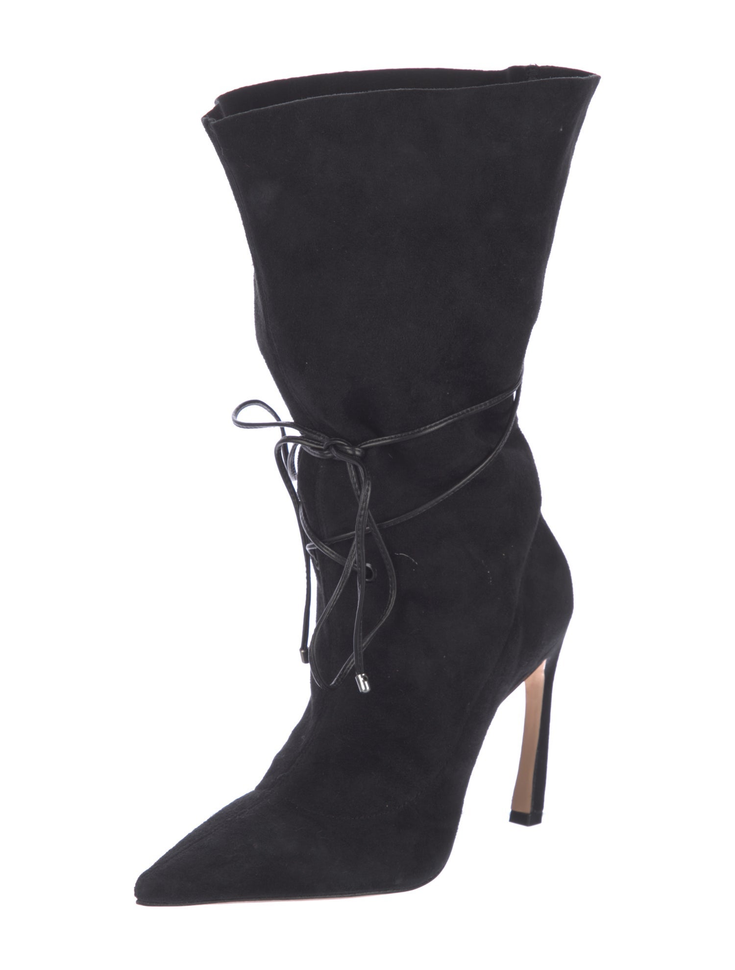 Schutz Suede Lace-Up Boots
