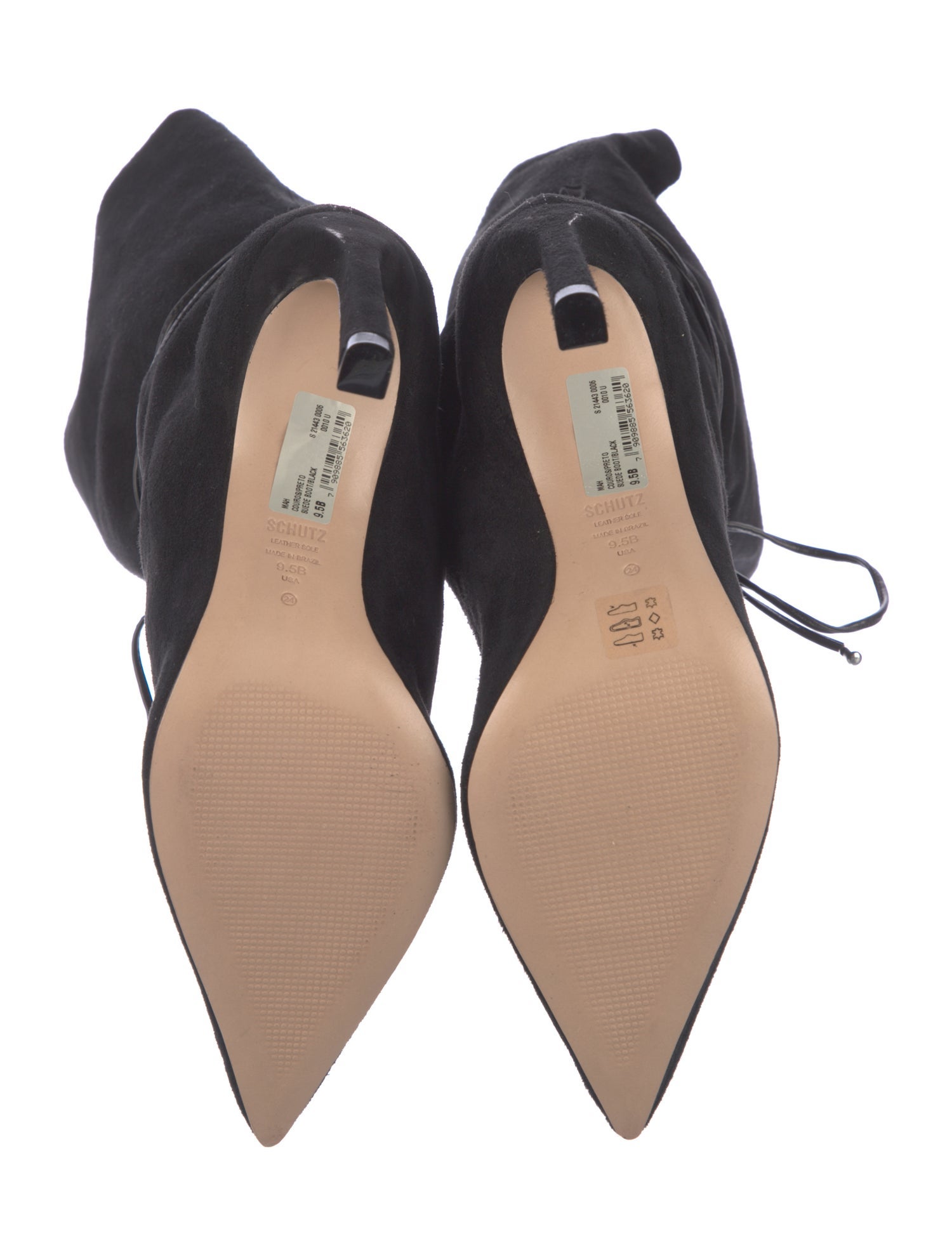 Schutz Suede Lace-Up Boots