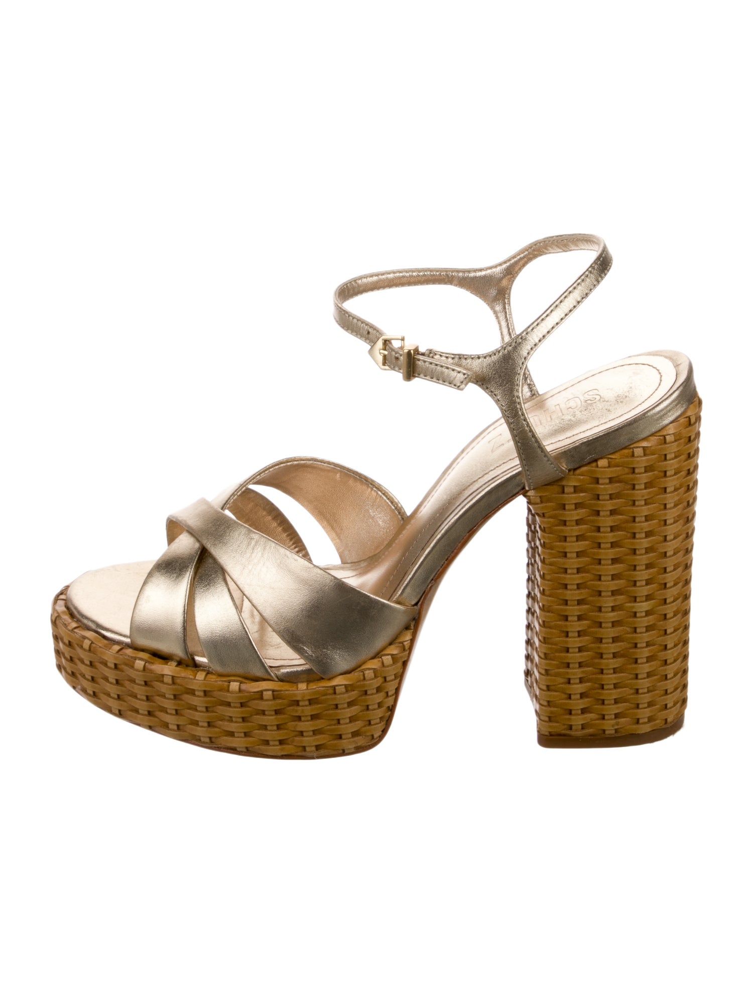 Schutz Leather Sandals