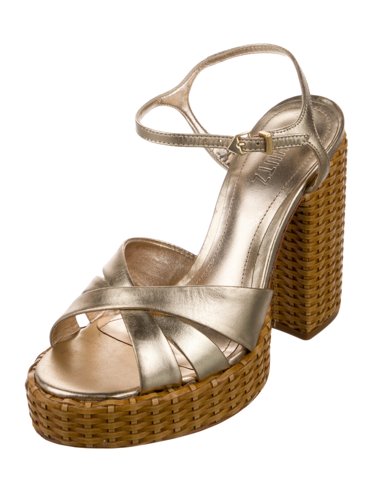 Schutz Leather Sandals