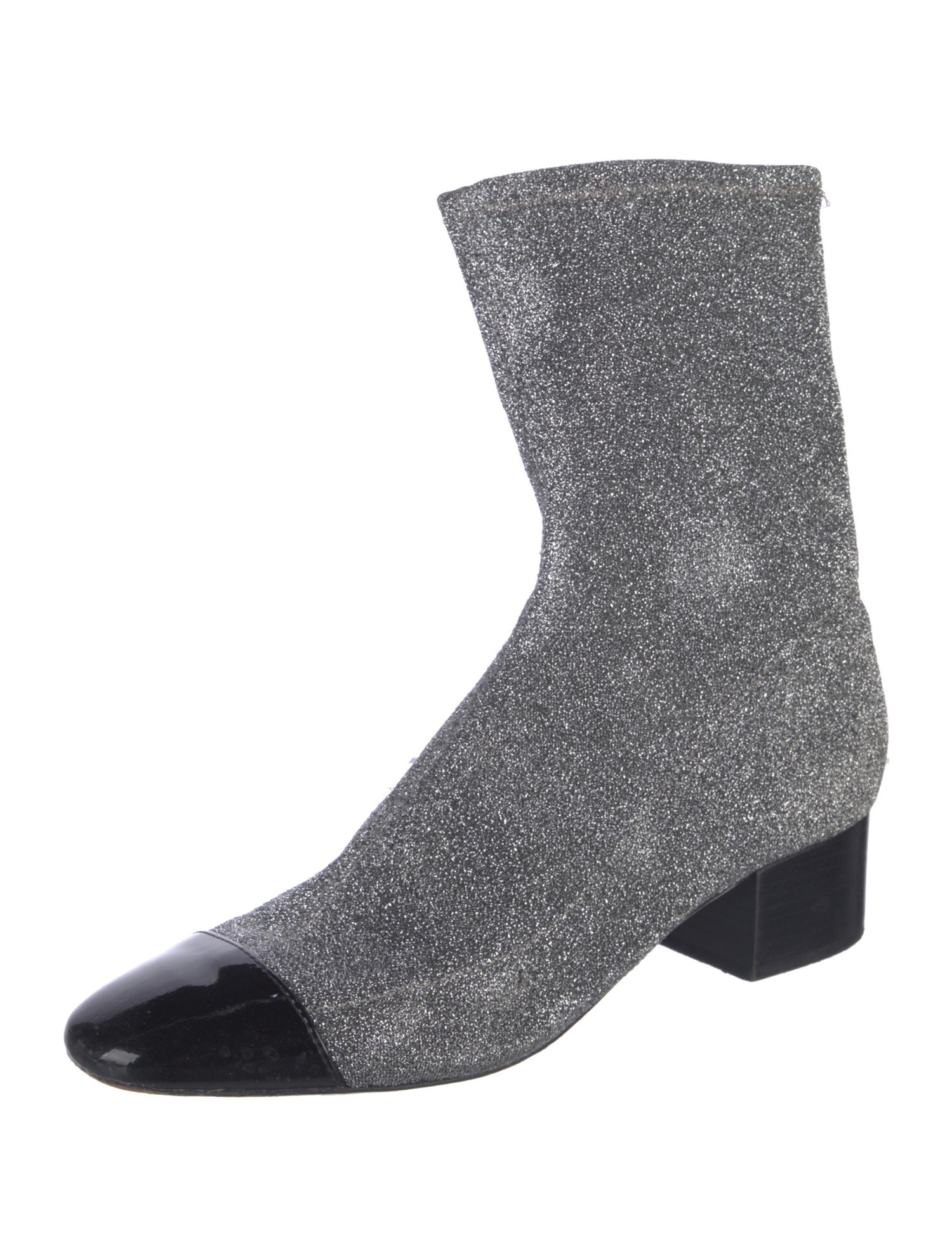 Schutz Glitter Accents Sock Boots