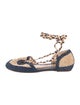 Schutz Raffia Animal Print Espadrilles