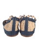 Schutz Raffia Animal Print Espadrilles