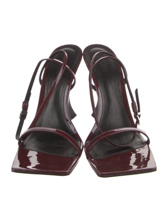 Schutz Patent Leather Sandals