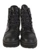 Schutz Leather Combat Boots