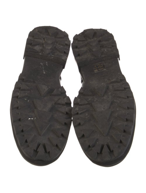 Schutz Leather Combat Boots